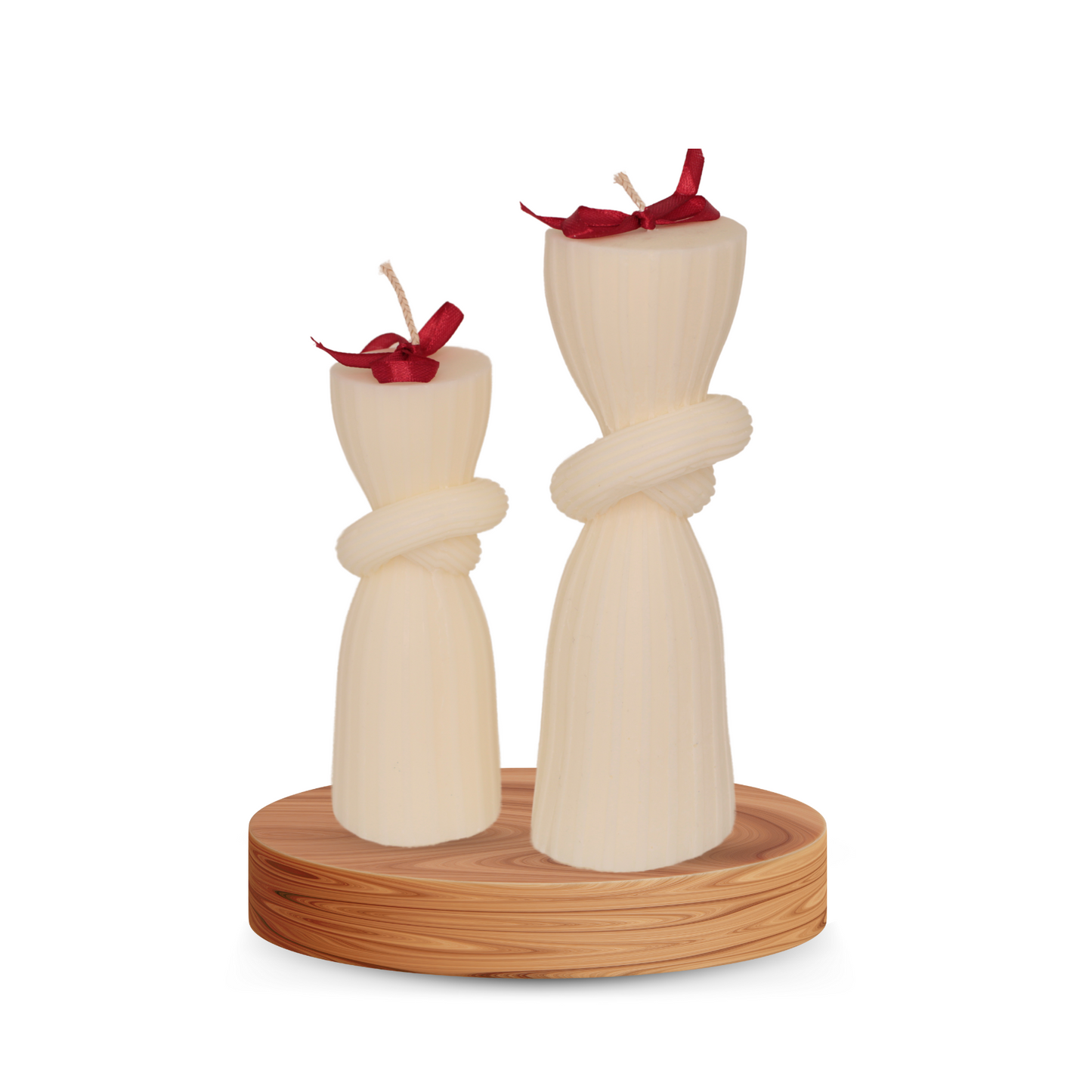Citrus Grove: Scented Candles (Knot of Light Tall 535gm) (Set of 2)