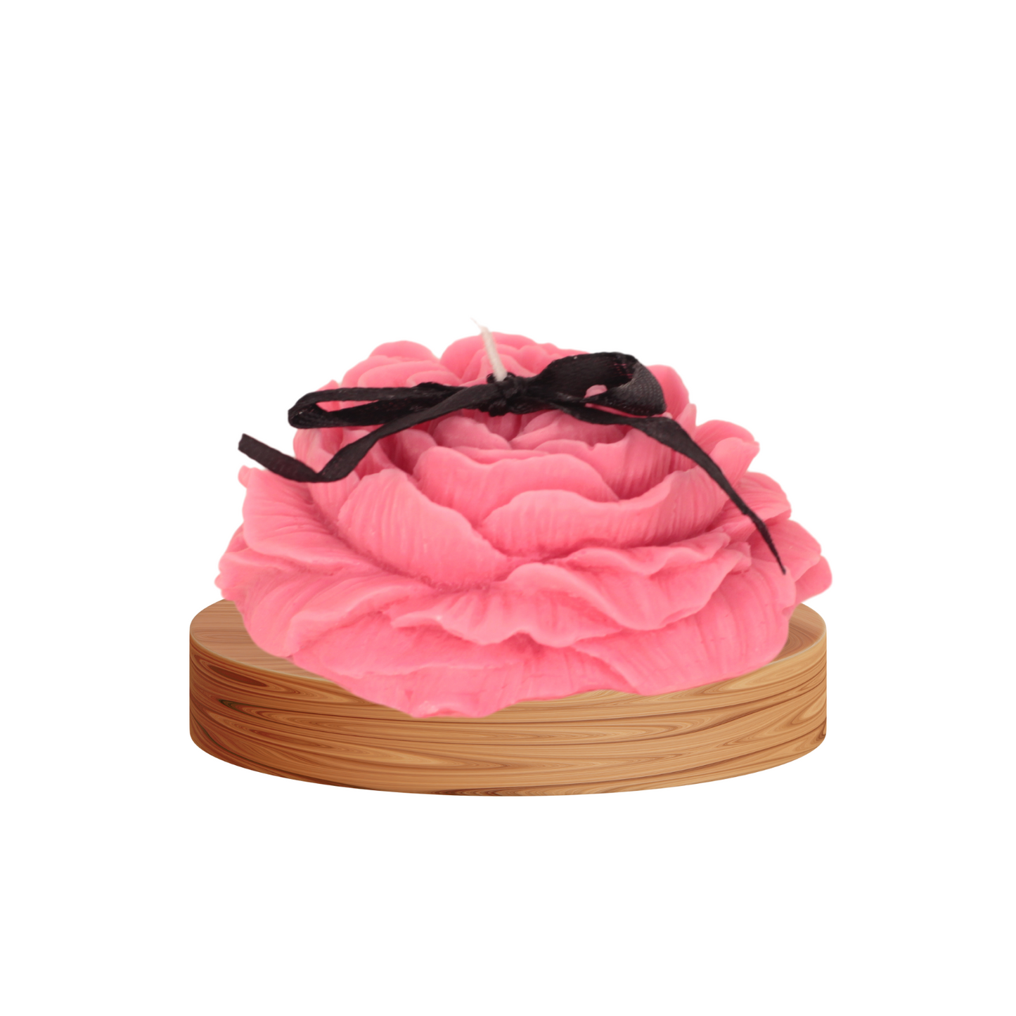 Whispers of Spring: Scented Candles (Sculpted Petal) Pink