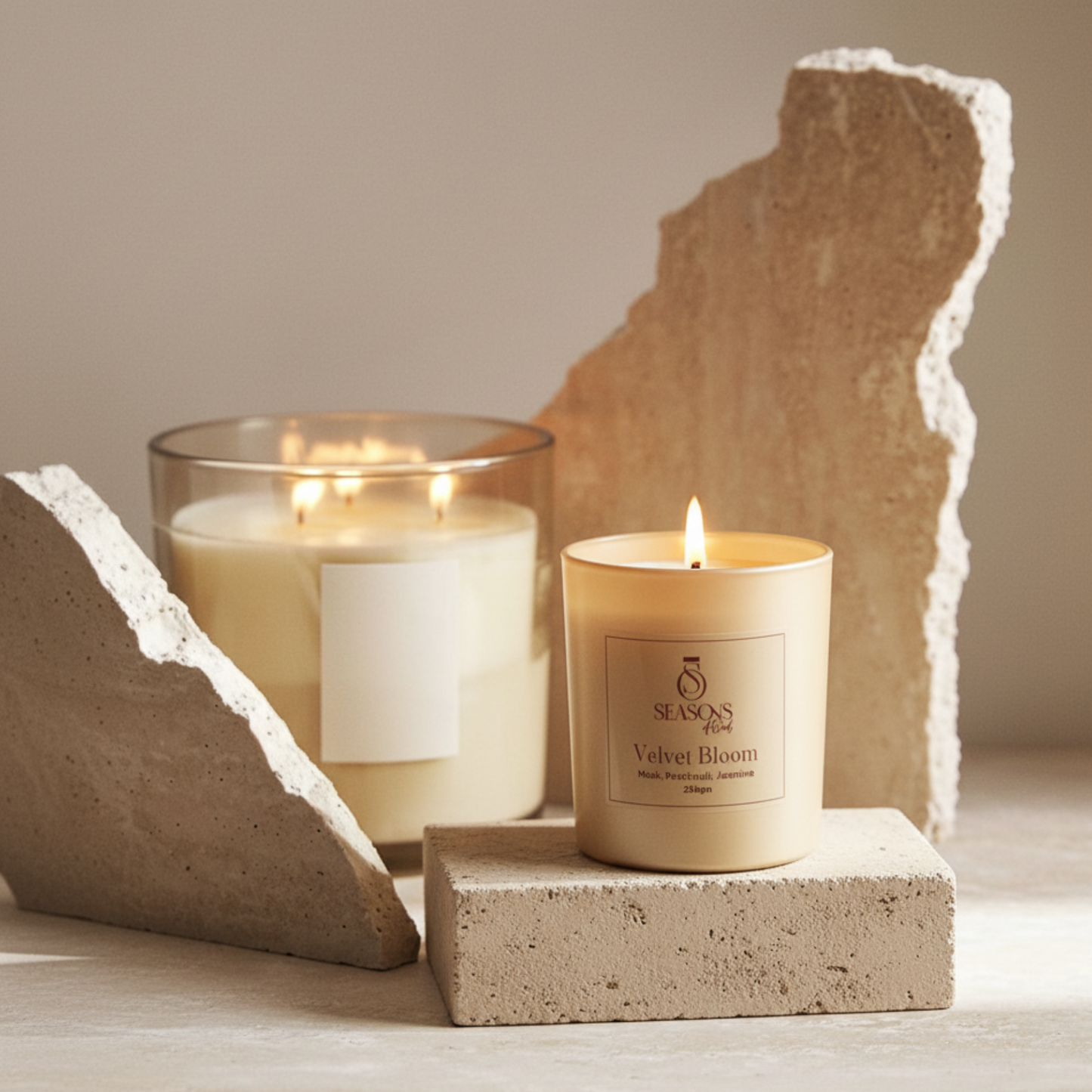 Velvet Bloom: Scented Candle 220gm