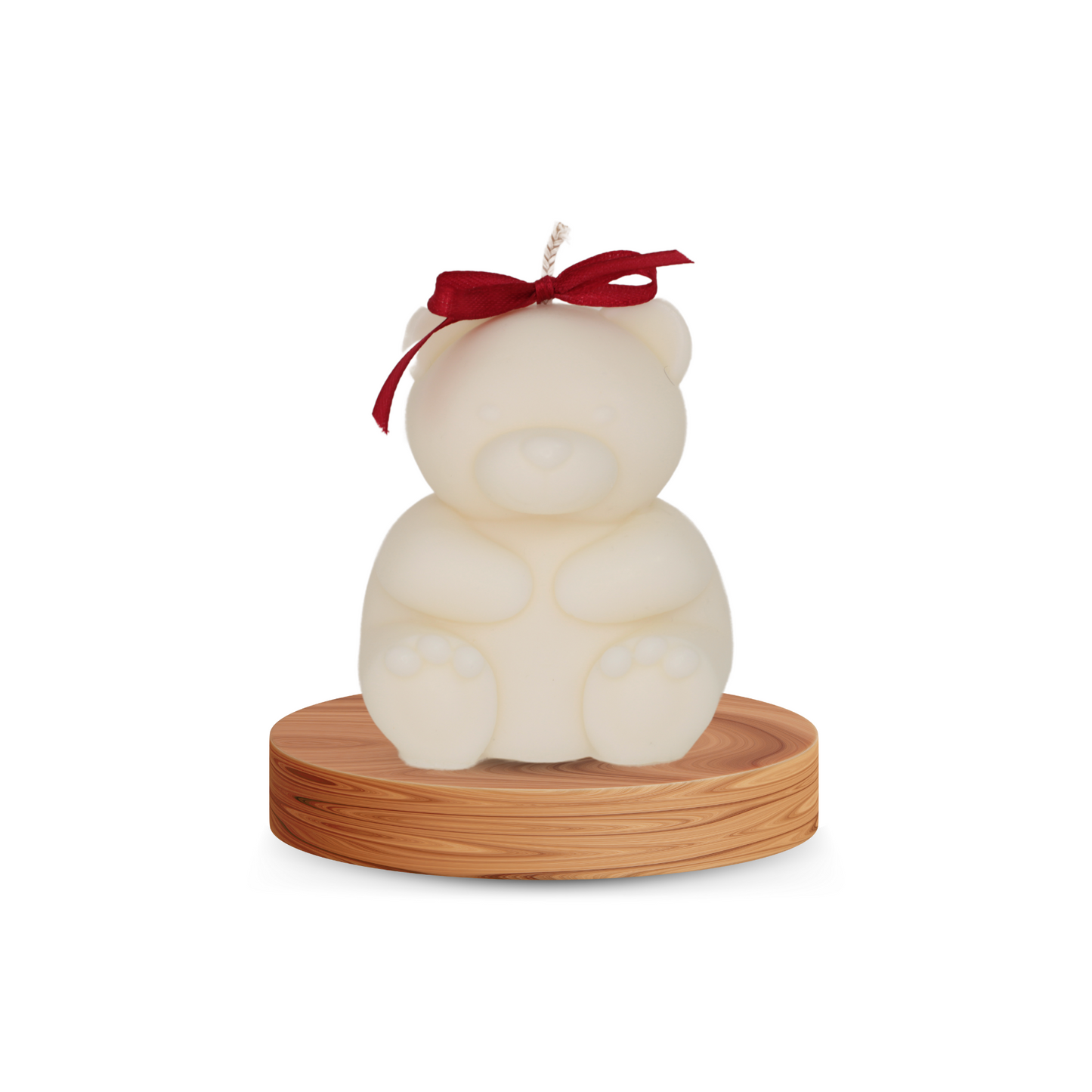 Citrus Grove: Scented Candles (Teddy Bear 240gm) (Plain)