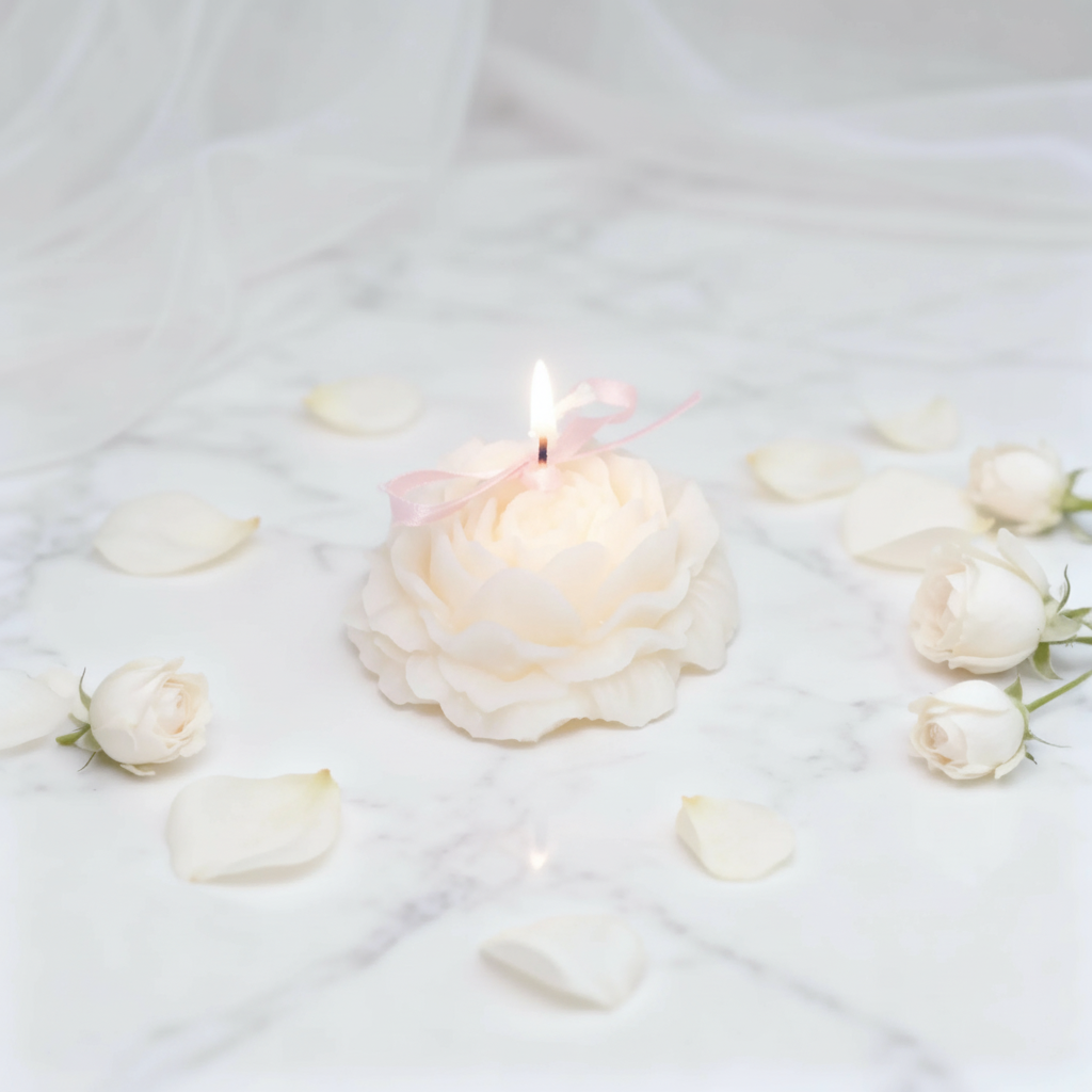 Crimson Spell: Scented Candles (White)