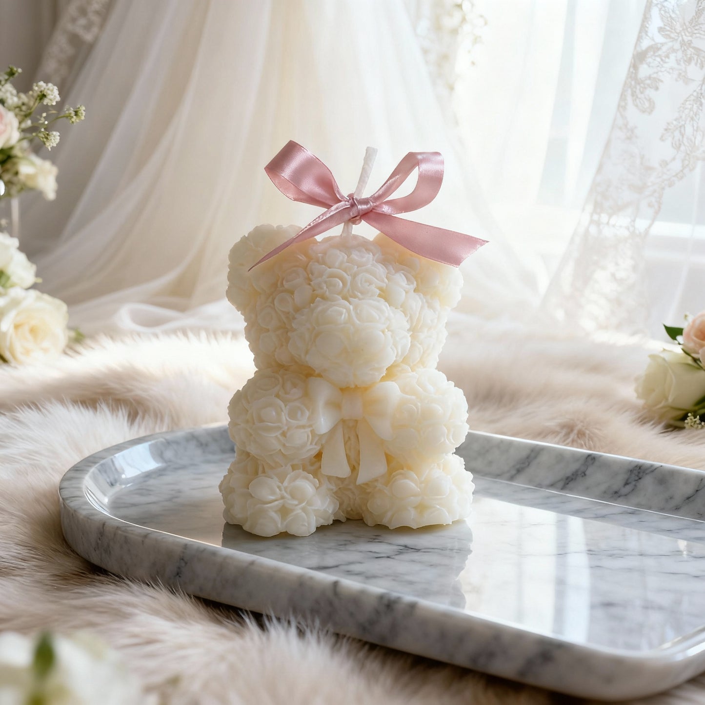 Crimson Spell: Scented Candles (White)