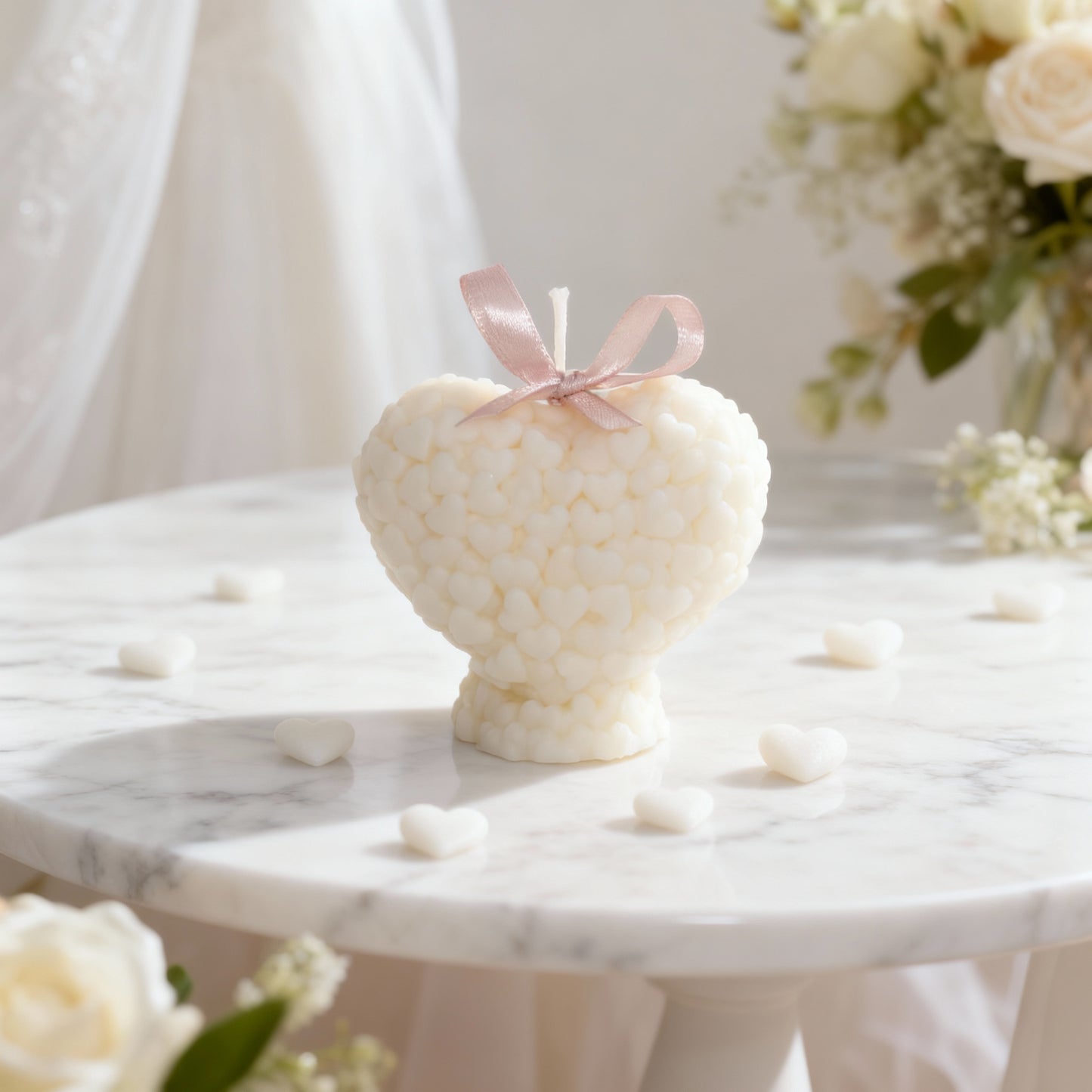 Crimson Spell: Scented Candles (White)