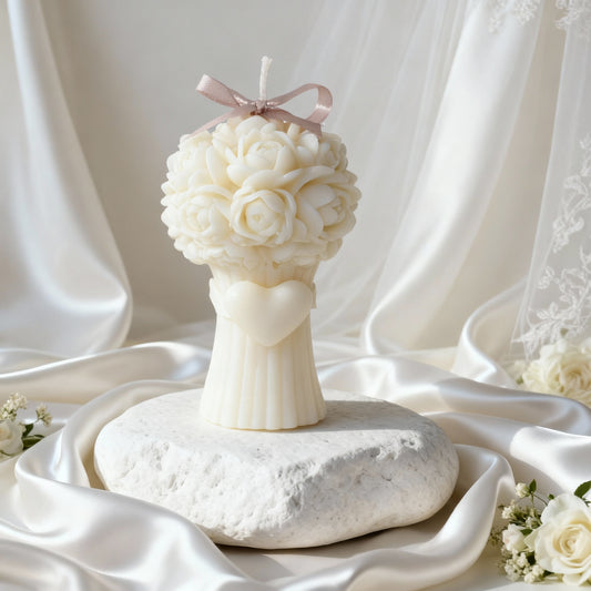 Crimson Spell: Scented Candles (White)