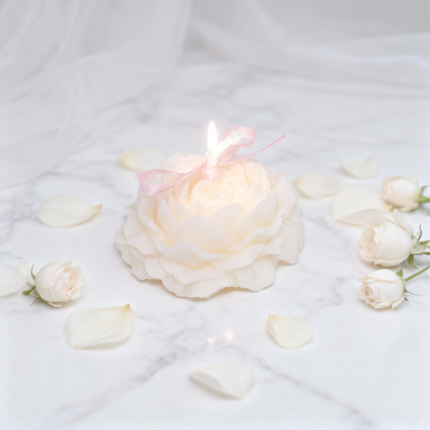 Crimson Spell: Scented Candles (White)