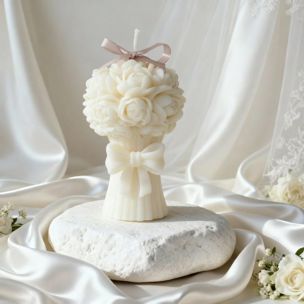 Crimson Spell: Scented Candles (White)