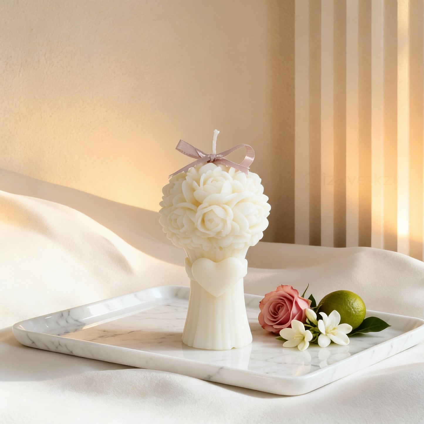 Whisper of Spring: Scented Candles (White)